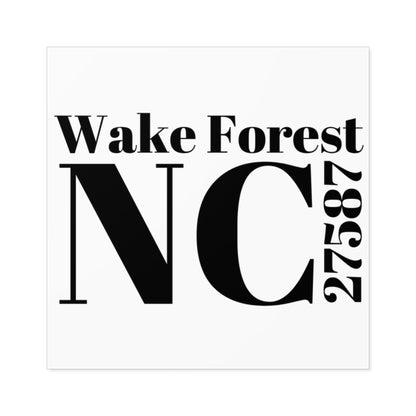 Wake Forest, NC 27587 Sticker