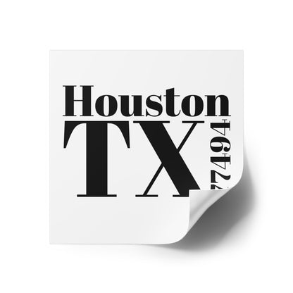 Houston, TX 77449 Sticker