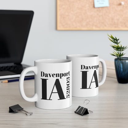 Davenport, IA 52803 Mug