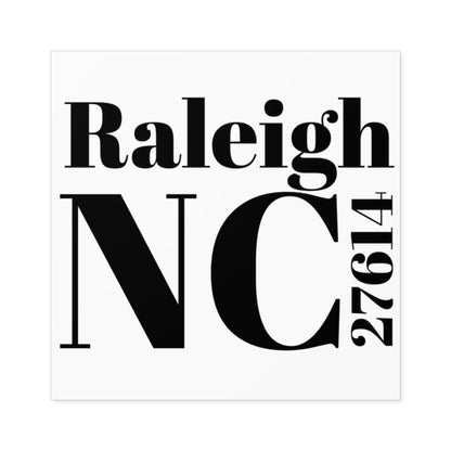 Raleigh, NC 27614 Sticker