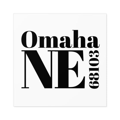 Omaha, NE 68103 Sticker