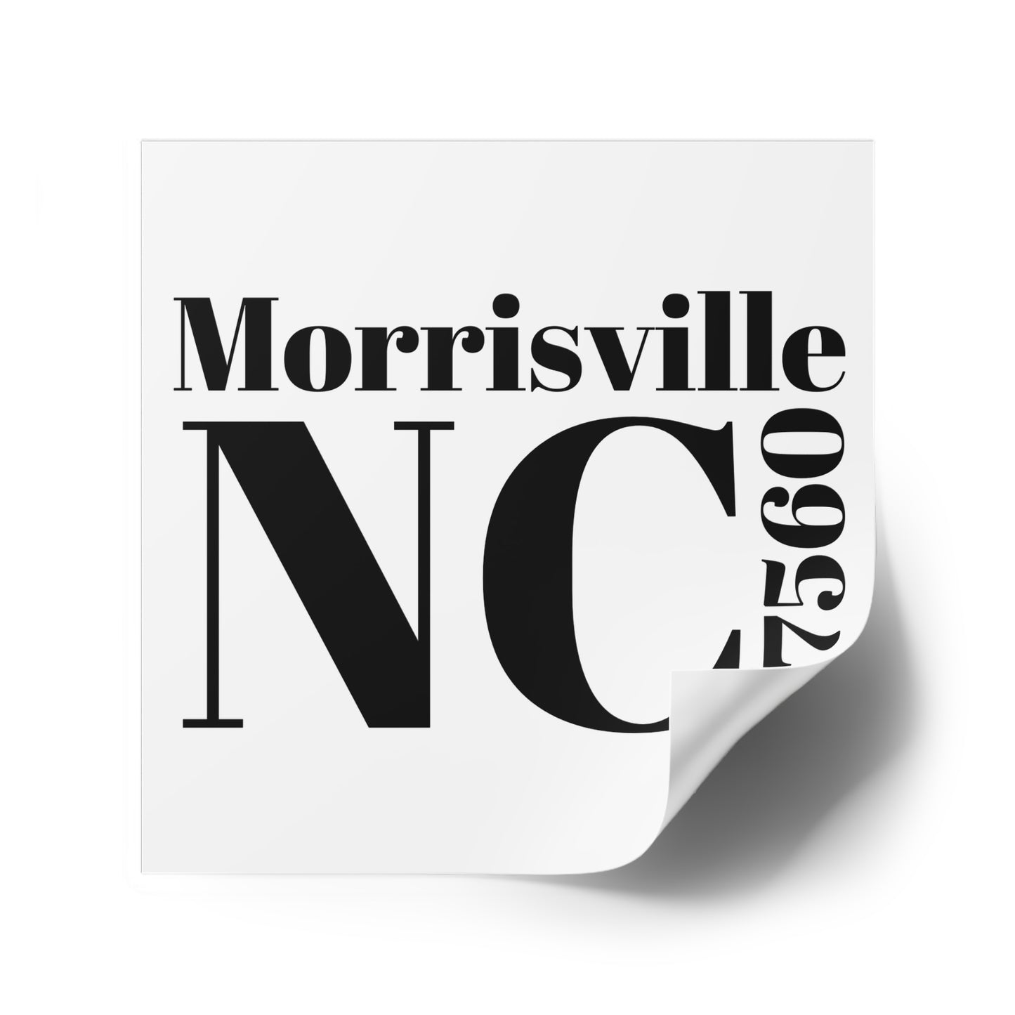 Morrisville, NC 27560 Sticker