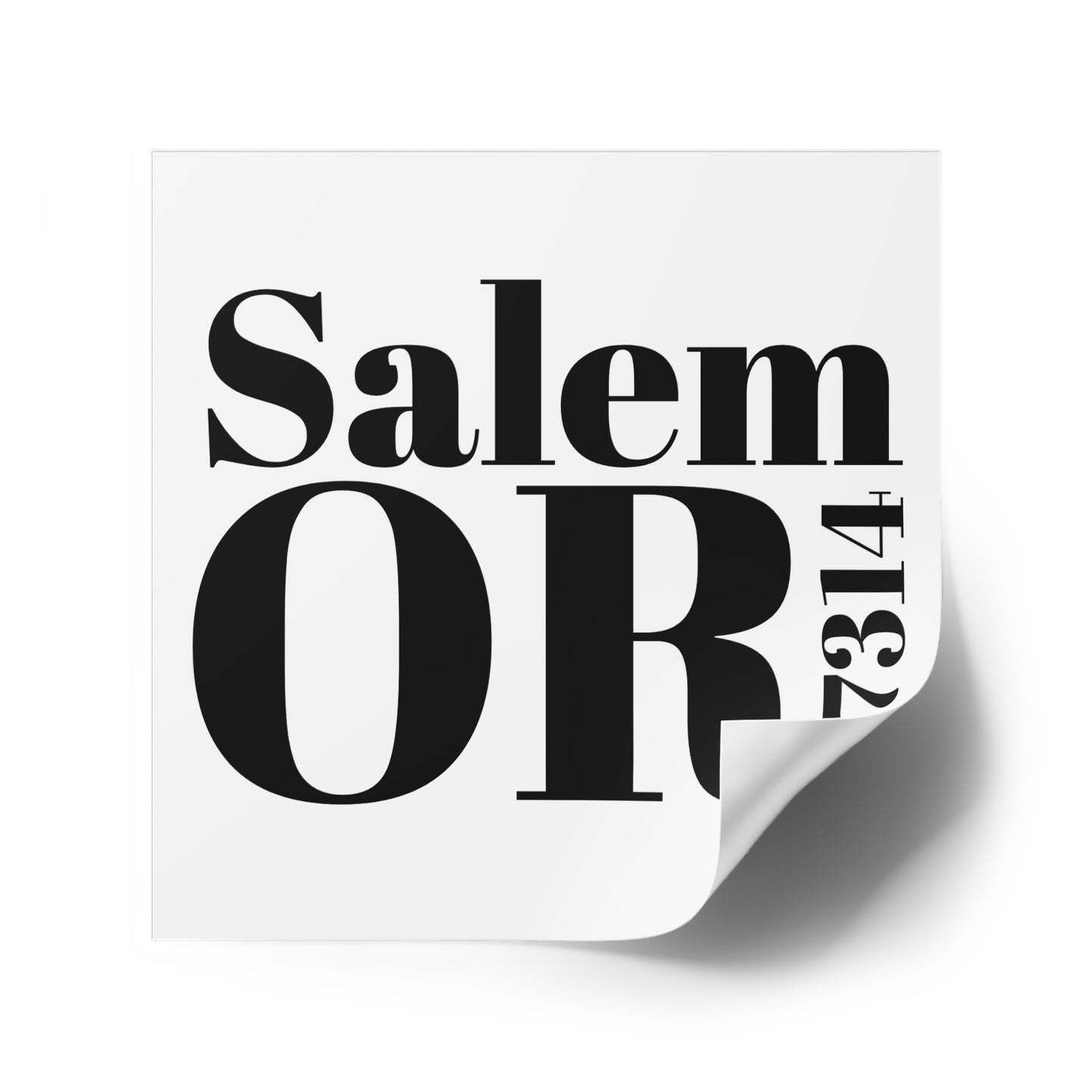 Salem, OR 97314 Sticker