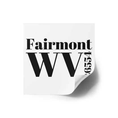 Fairmont, WV 26554 Sticker