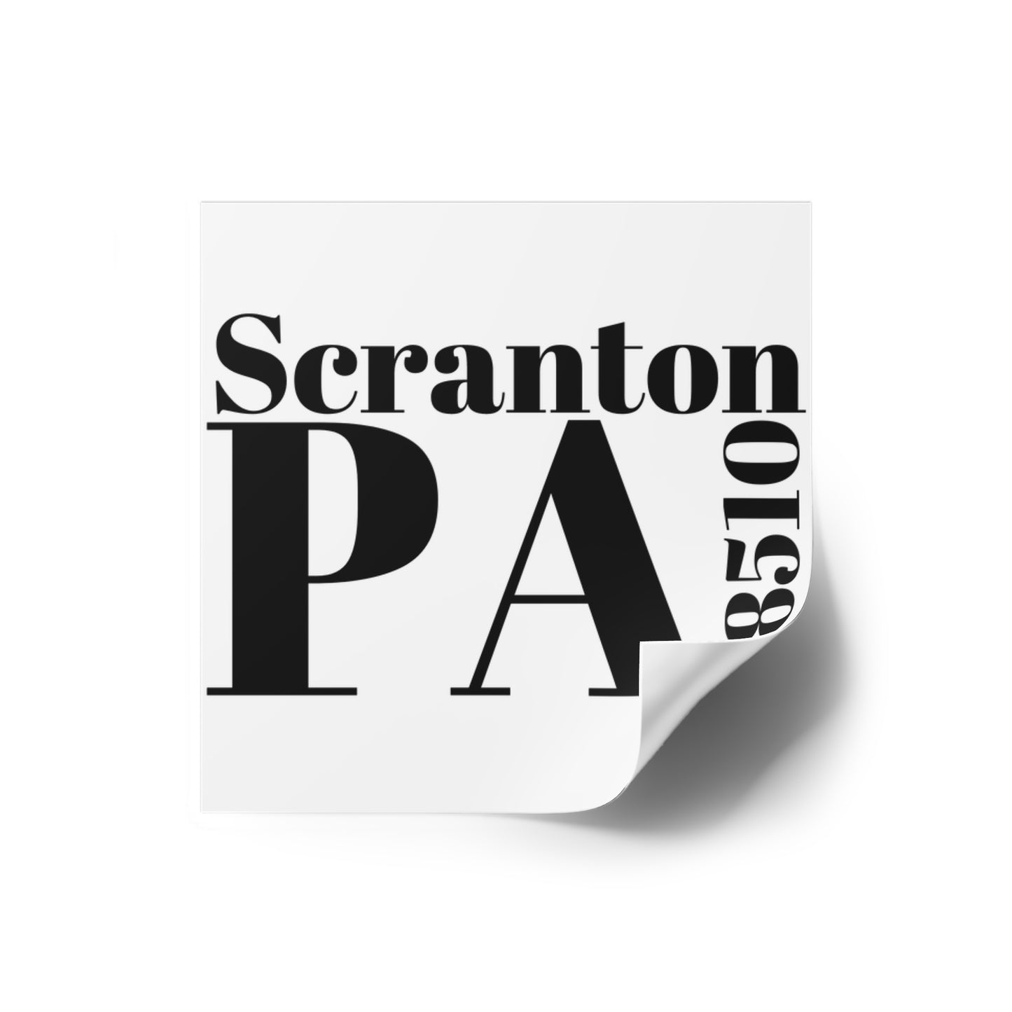 Scranton, PA 18510 Sticker