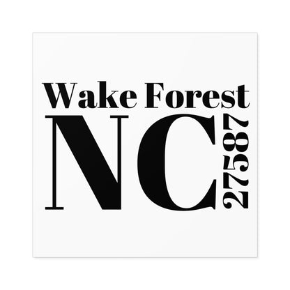 Wake Forest, NC 27587 Sticker