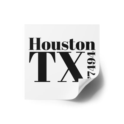 Houston, TX 77449 Sticker