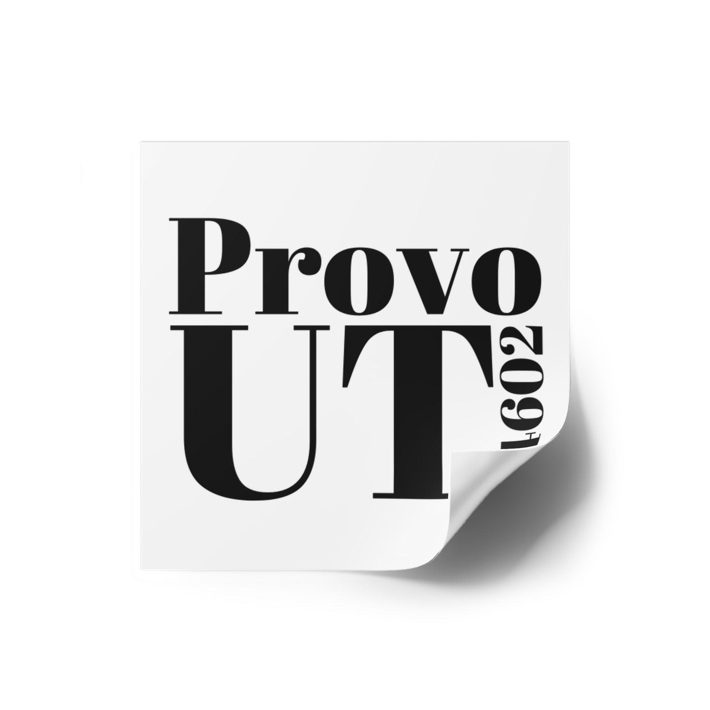 Provo, UT 84602 Sticker