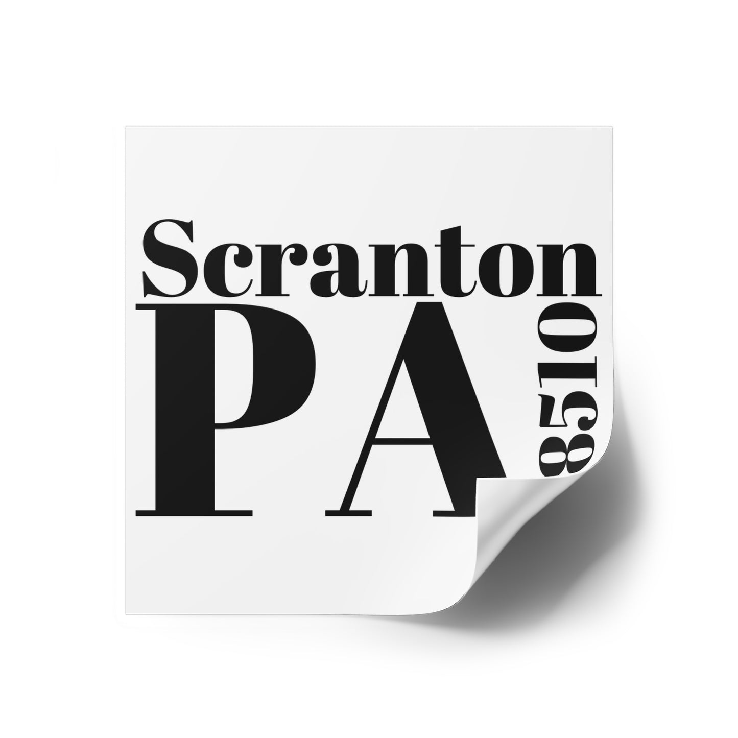 Scranton, PA 18510 Sticker