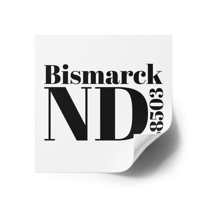 Bismarck, ND 58503 Sticker