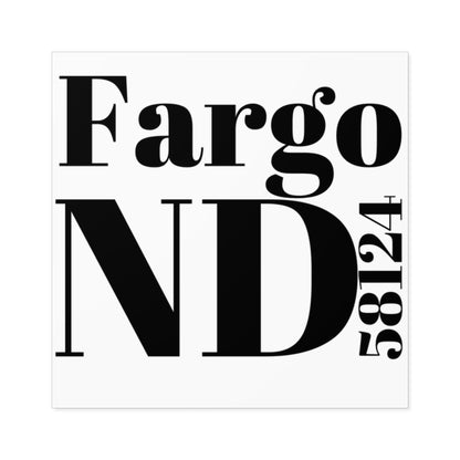 Fargo, ND 58124 Sticker