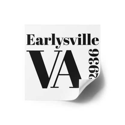 Earlysville, VA 22936 Sticker