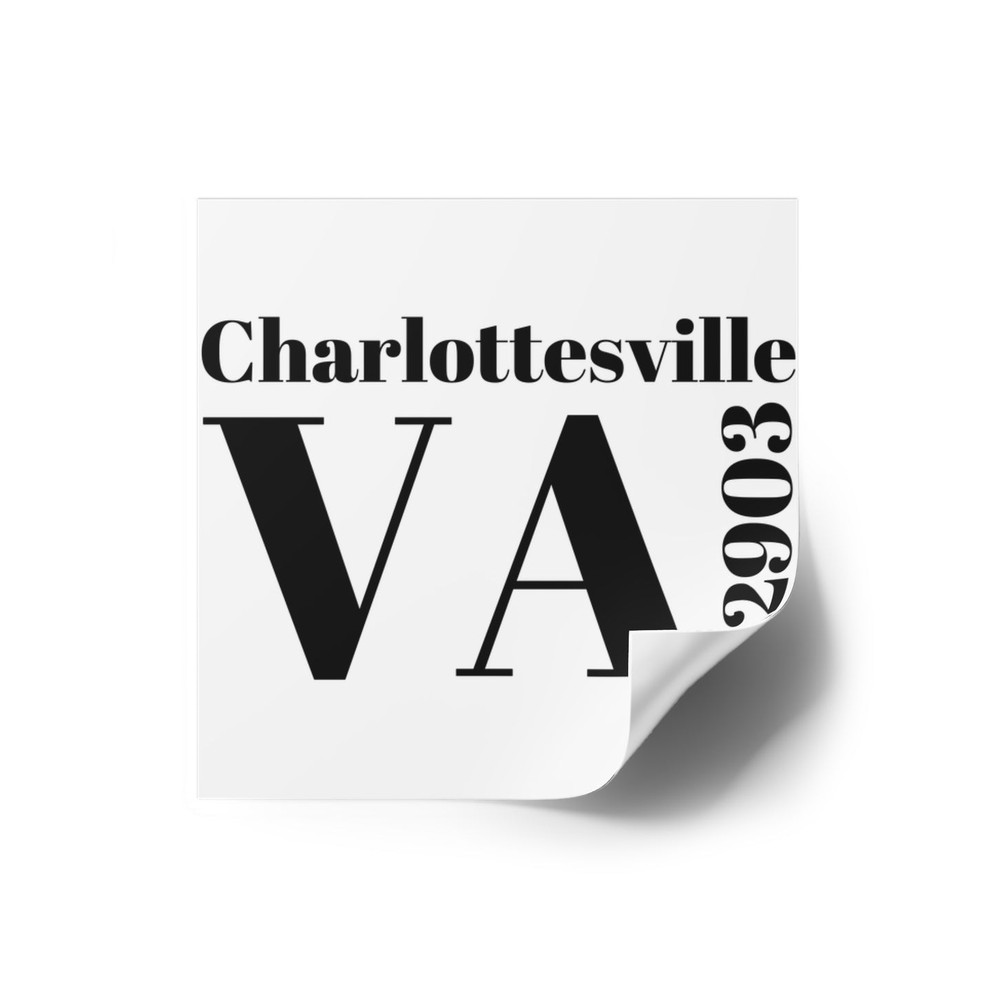 Charlottesville, VA 22903 Sticker