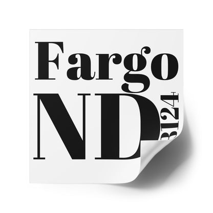 Fargo, ND 58124 Sticker