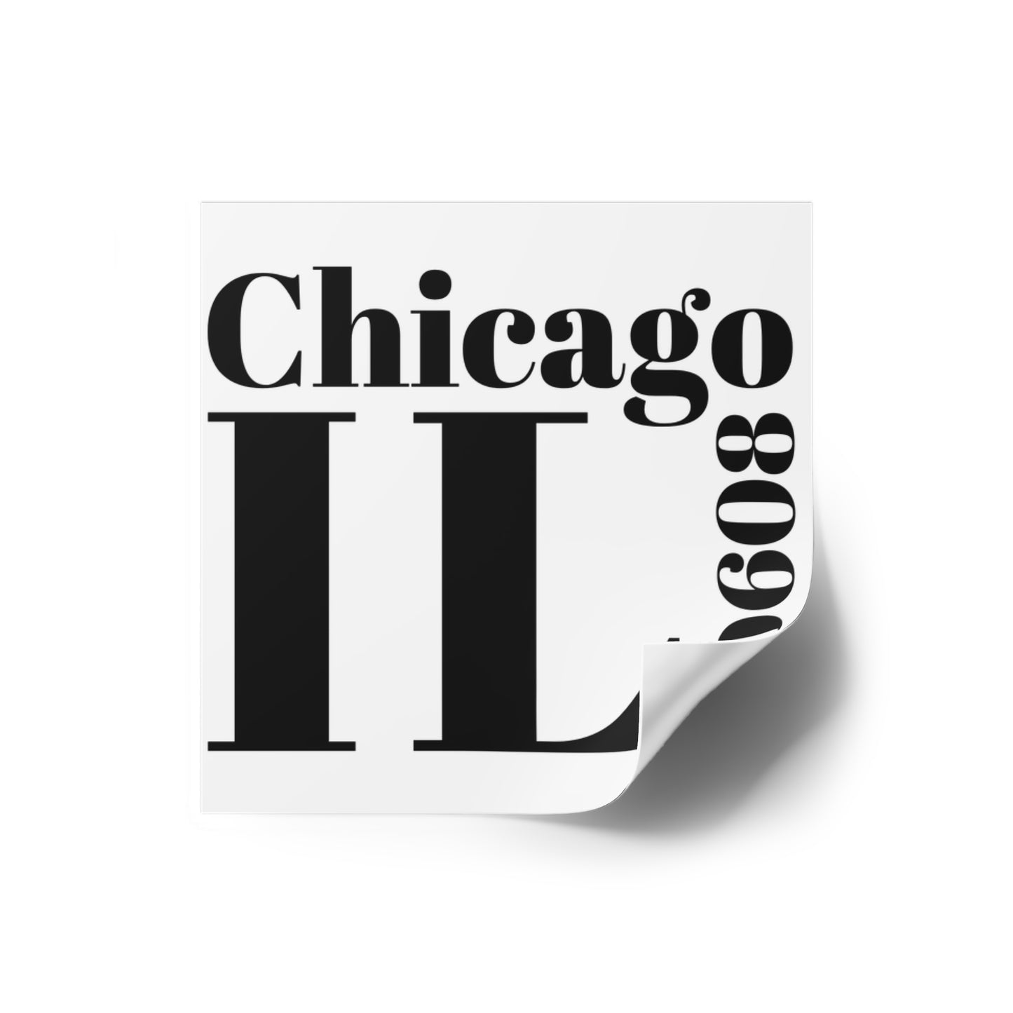 Chicago, IL 60608 Sticker