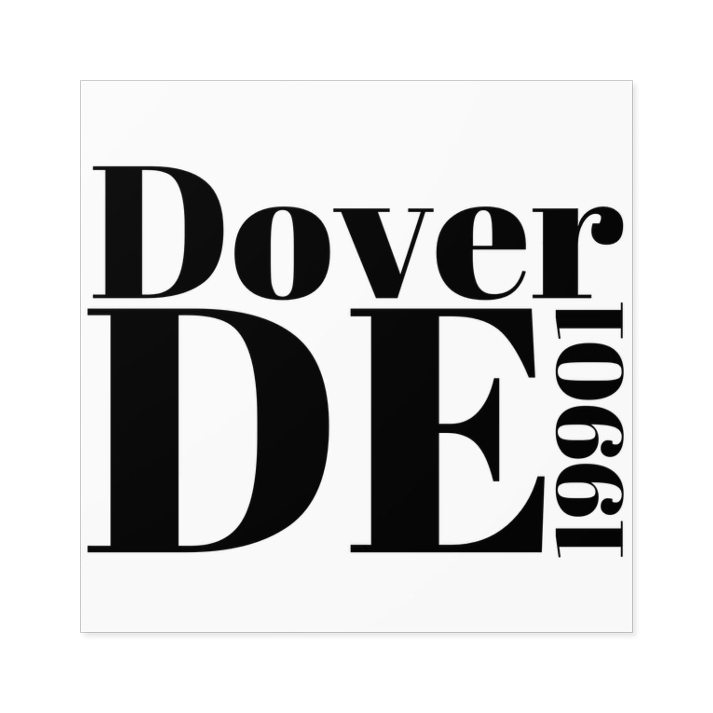 Dover, DE 19901 Sticker