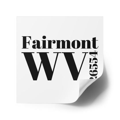 Fairmont, WV 26554 Sticker