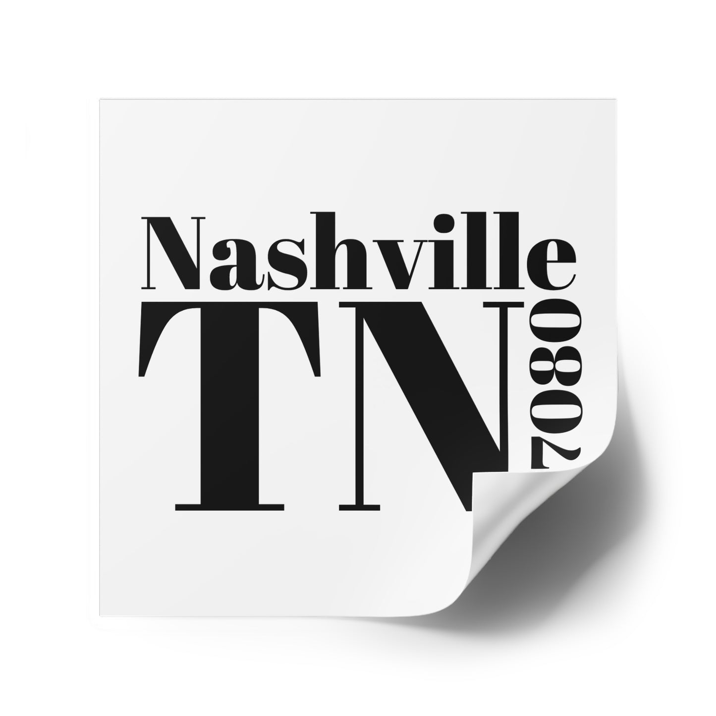 Nashville, TN 37080 Sticker