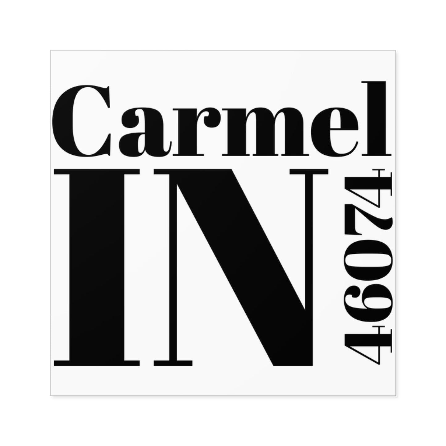 Carmel, I 46074 Sticker