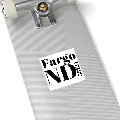 Fargo, ND 58124 Sticker