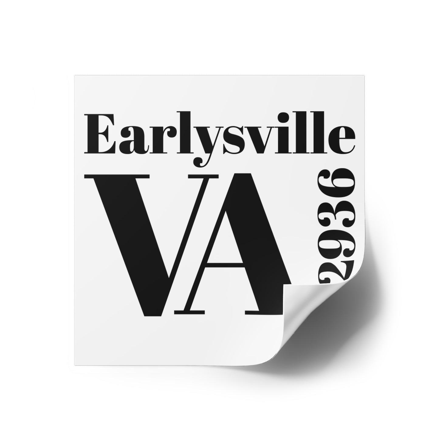 Earlysville, VA 22936 Sticker