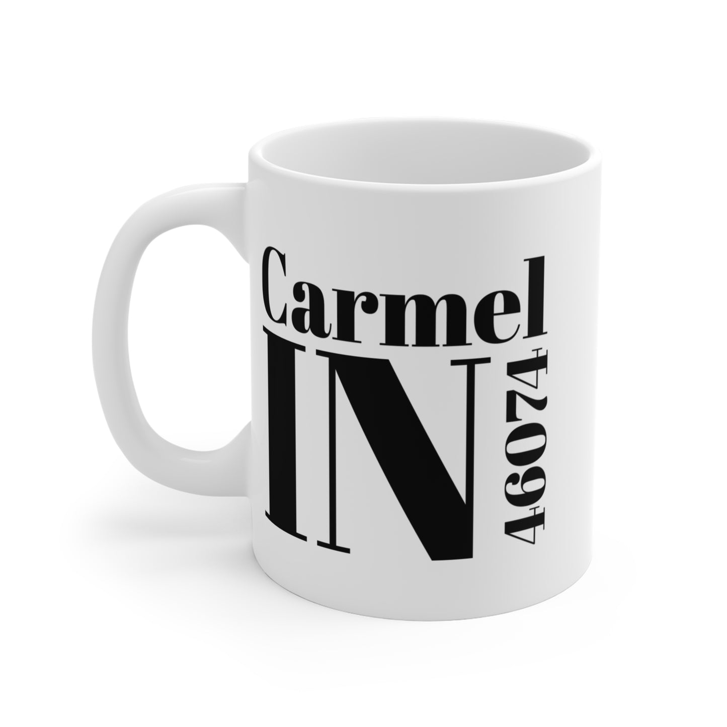 Carmel, IN 46074 Mug