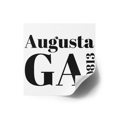 Augusta, GA 30813 Sticker