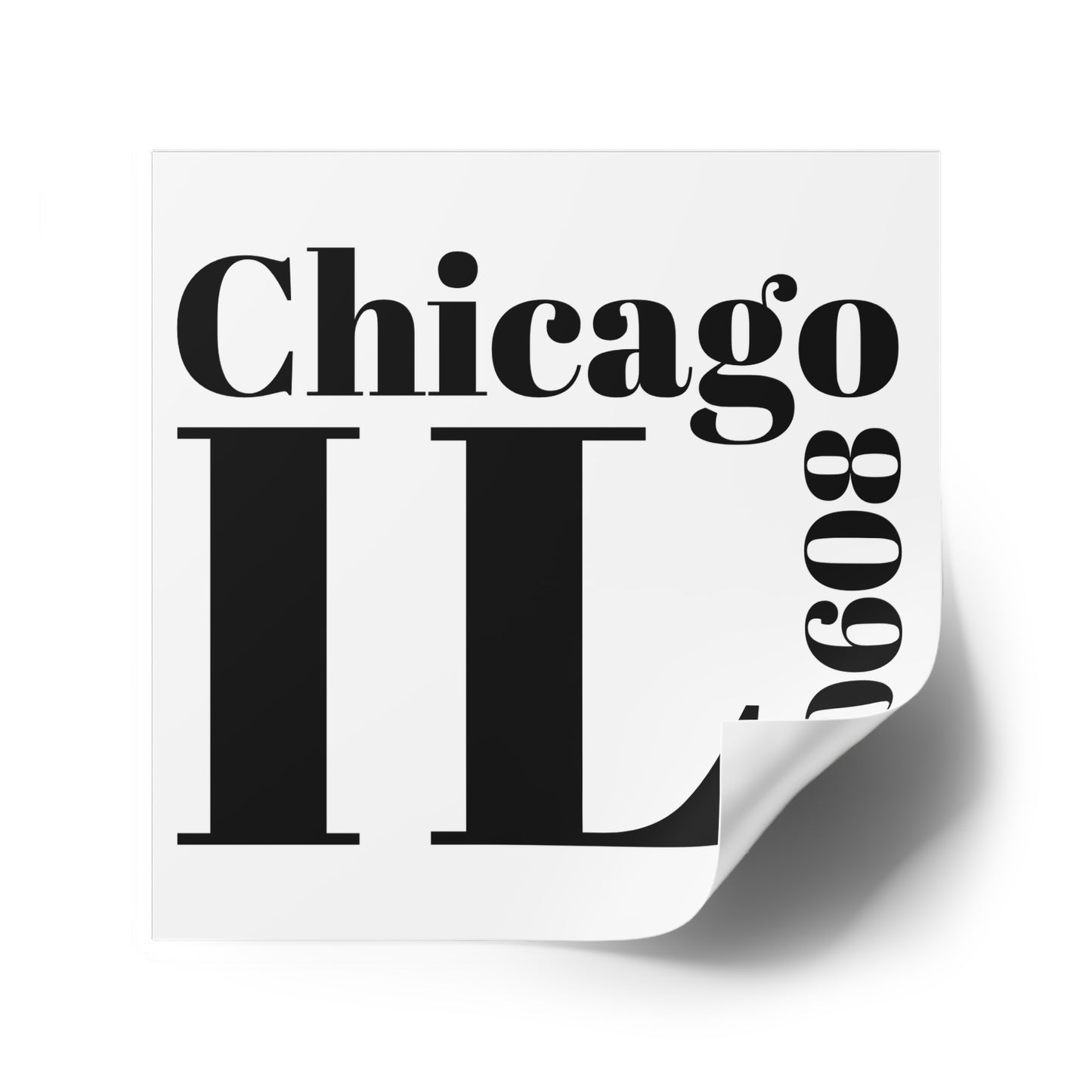 Chicago, IL 60608 Sticker