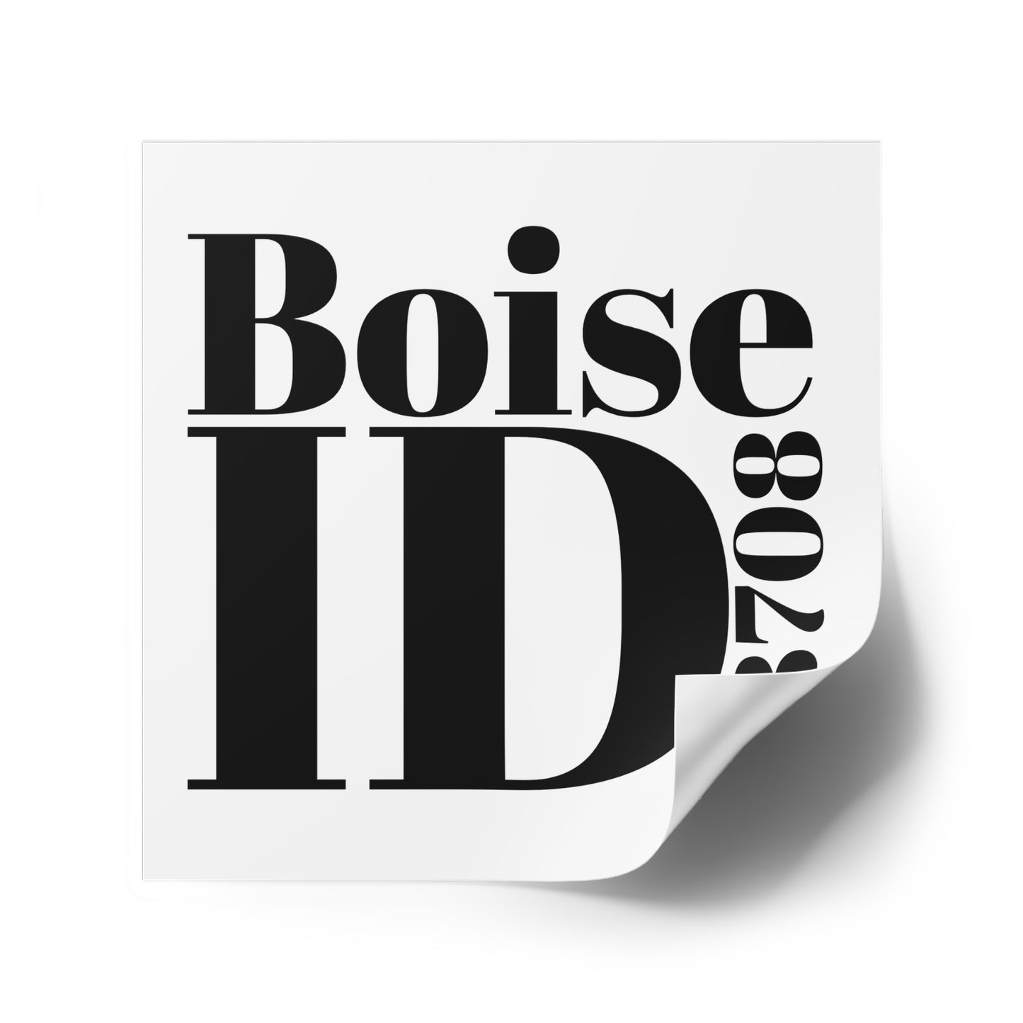 Boise, ID 83708 Sticker