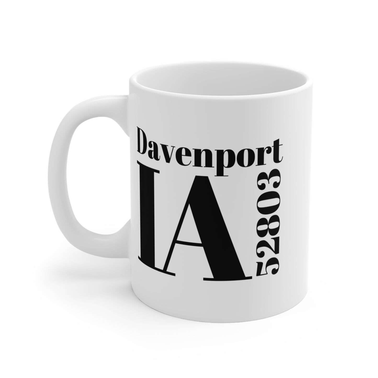 Davenport, IA 52803 Mug