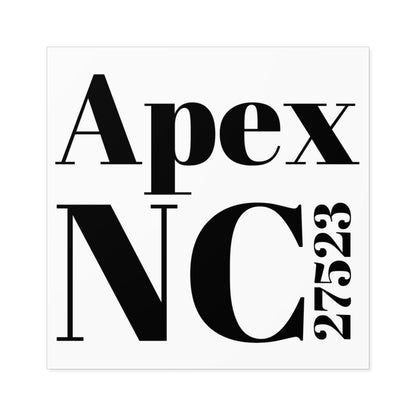 Apex, NC 27523 Sticker