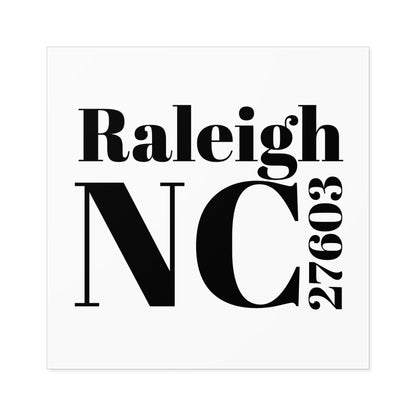 Raleigh, NC 27603 Sticker