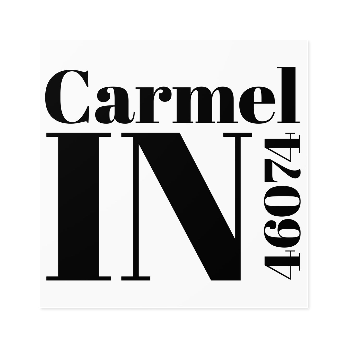 Carmel, I 46074 Sticker