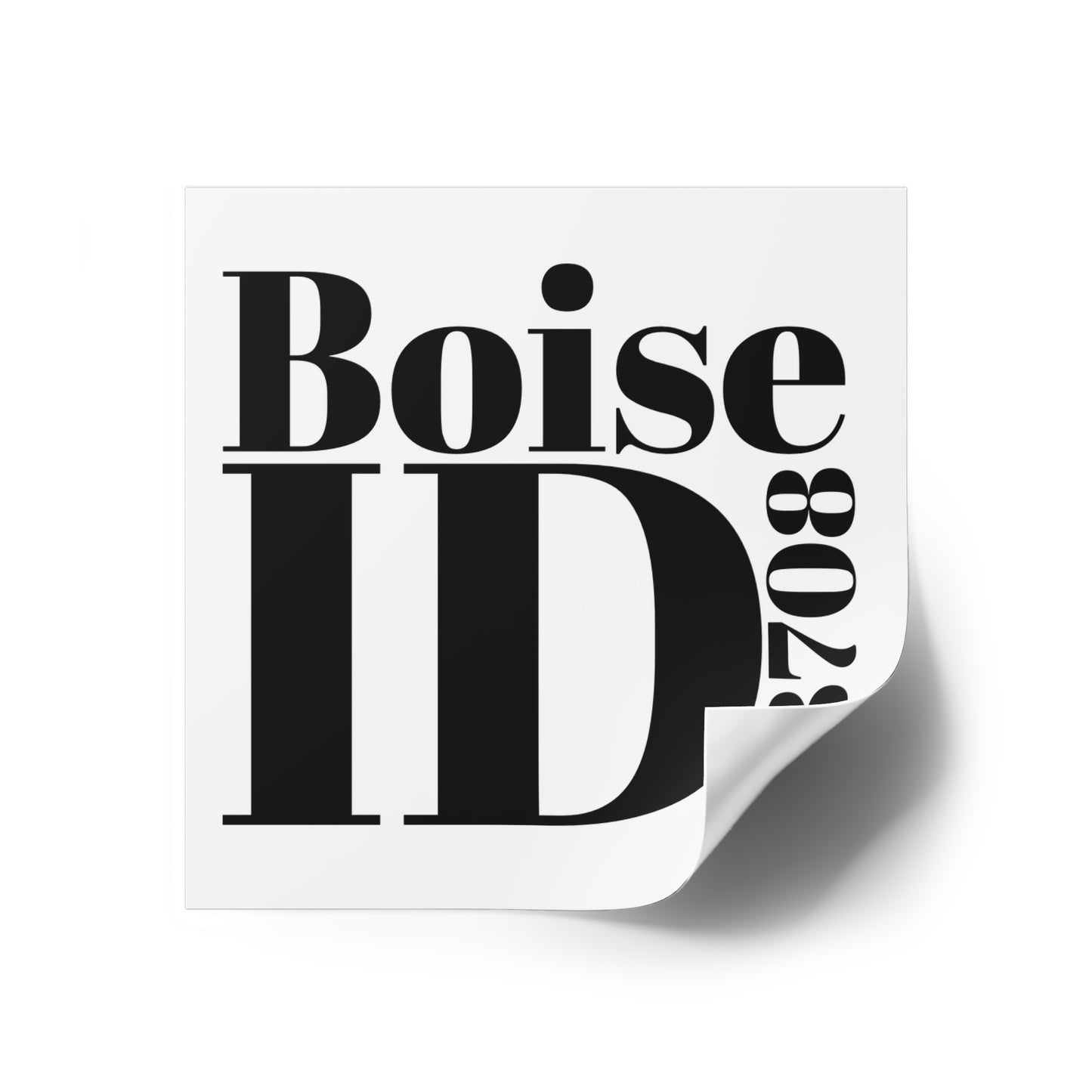 Boise, ID 83708 Sticker