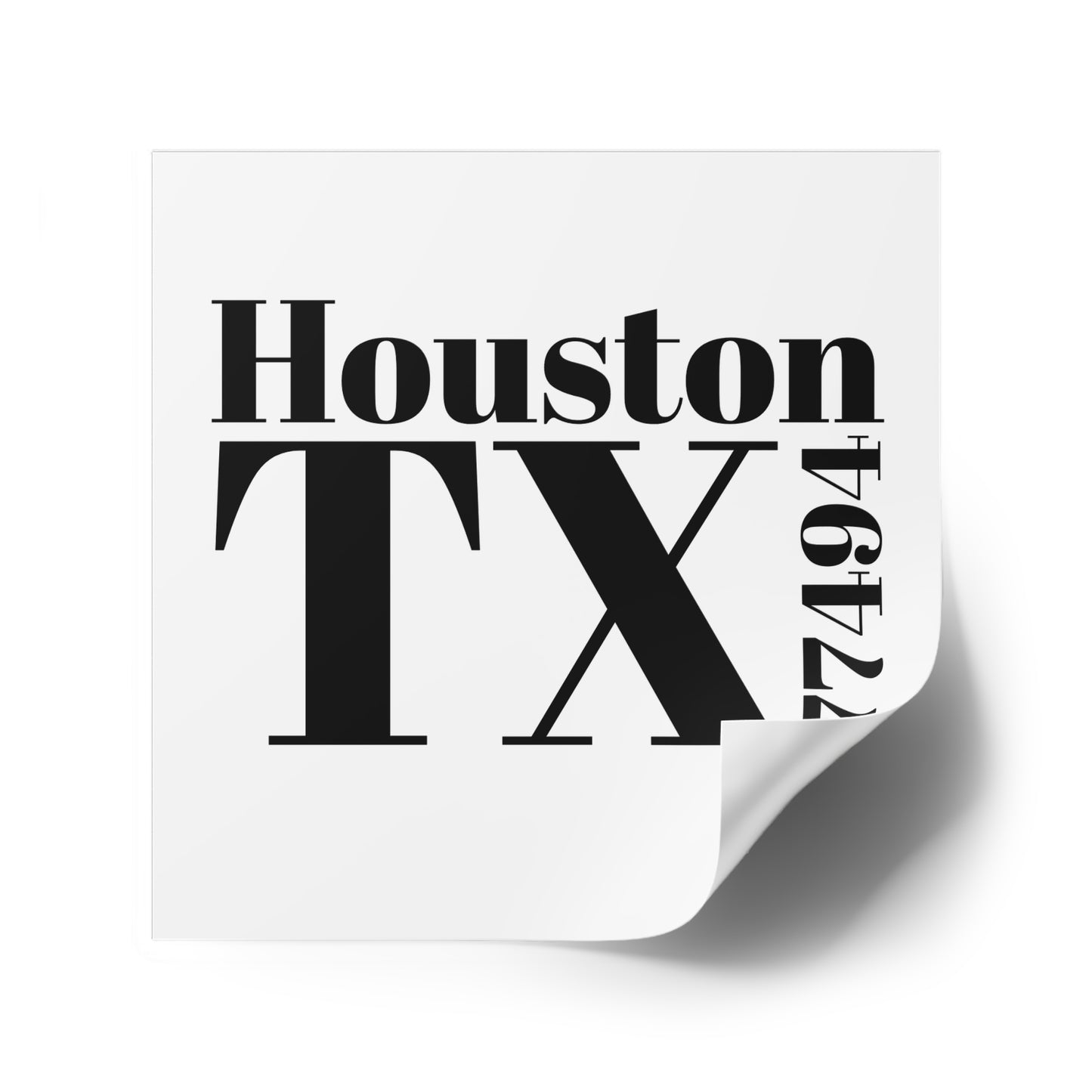 Houston, TX 77449 Sticker