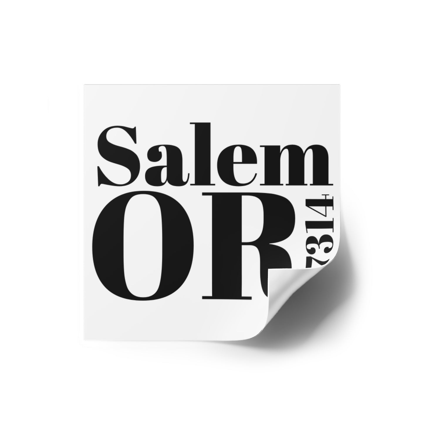 Salem, OR 97314 Sticker