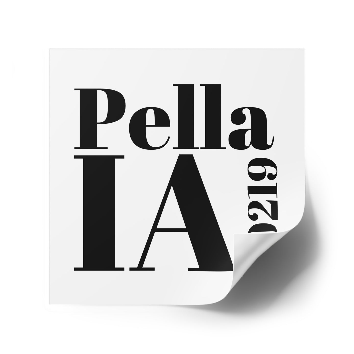 Pella, IA 50219 Sticker