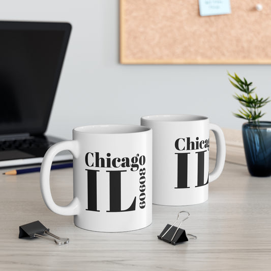 Chicago, IL 60608 Mug