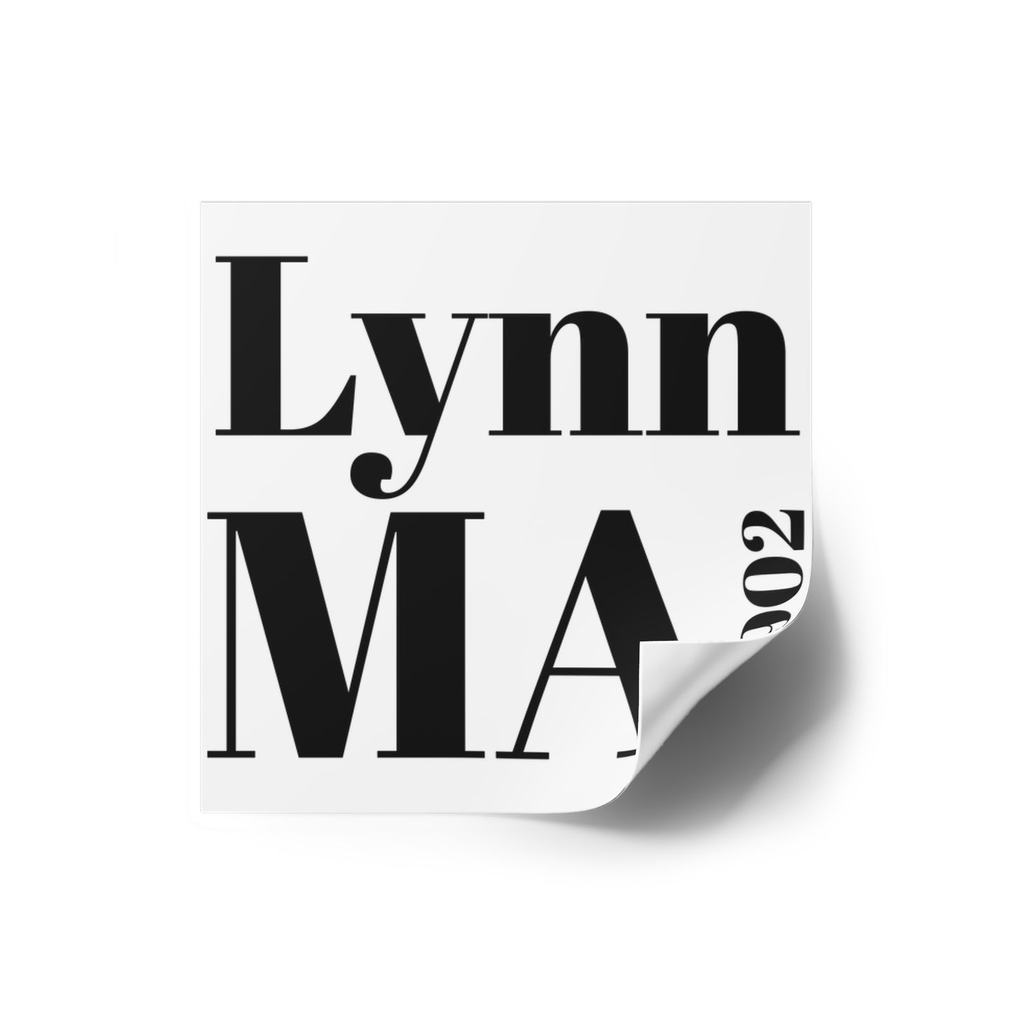 Lynn, MA 01902 Sticker