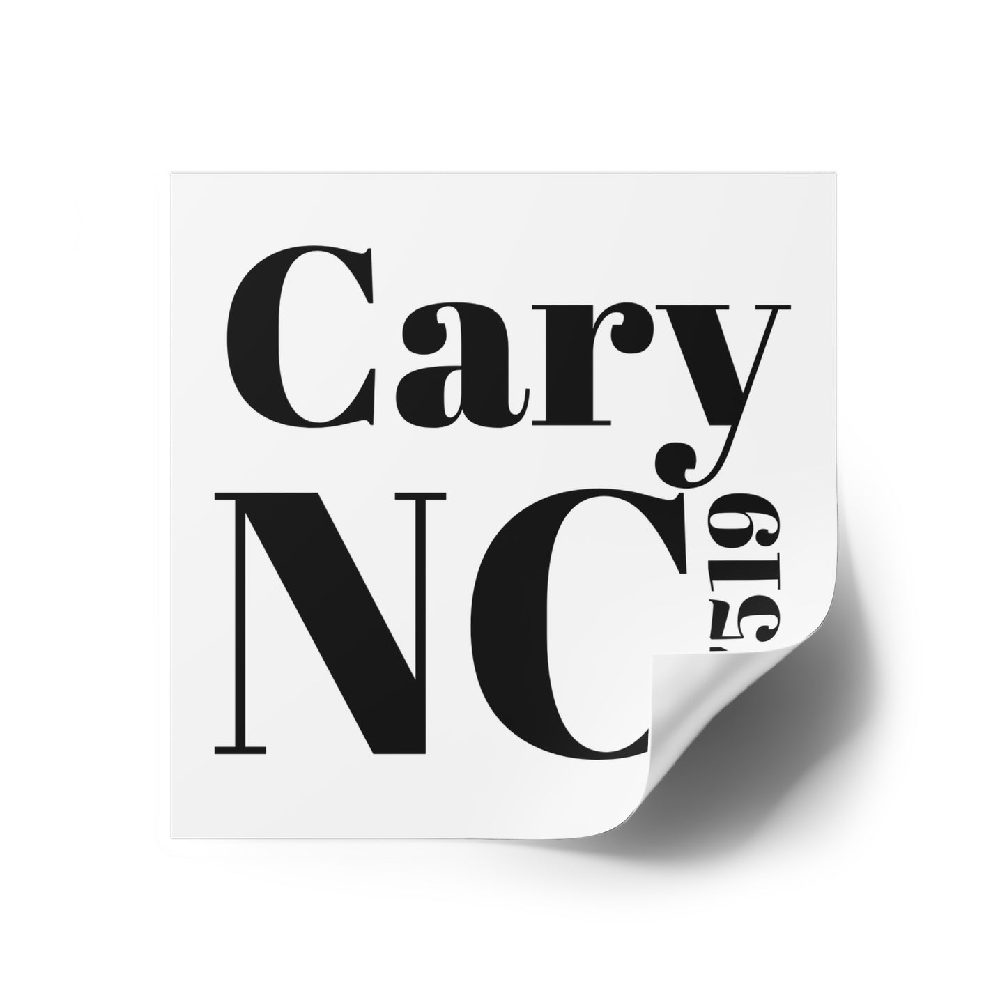 Cary, NC 27519 Sticker