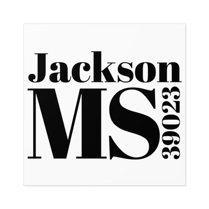 Jackson, MS 39023 Sticker