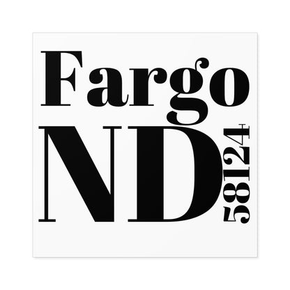 Fargo, ND 58124 Sticker