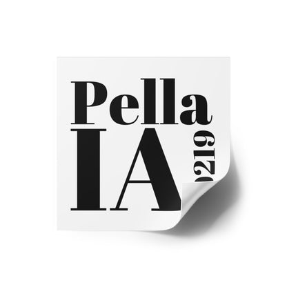 Pella, IA 50219 Sticker