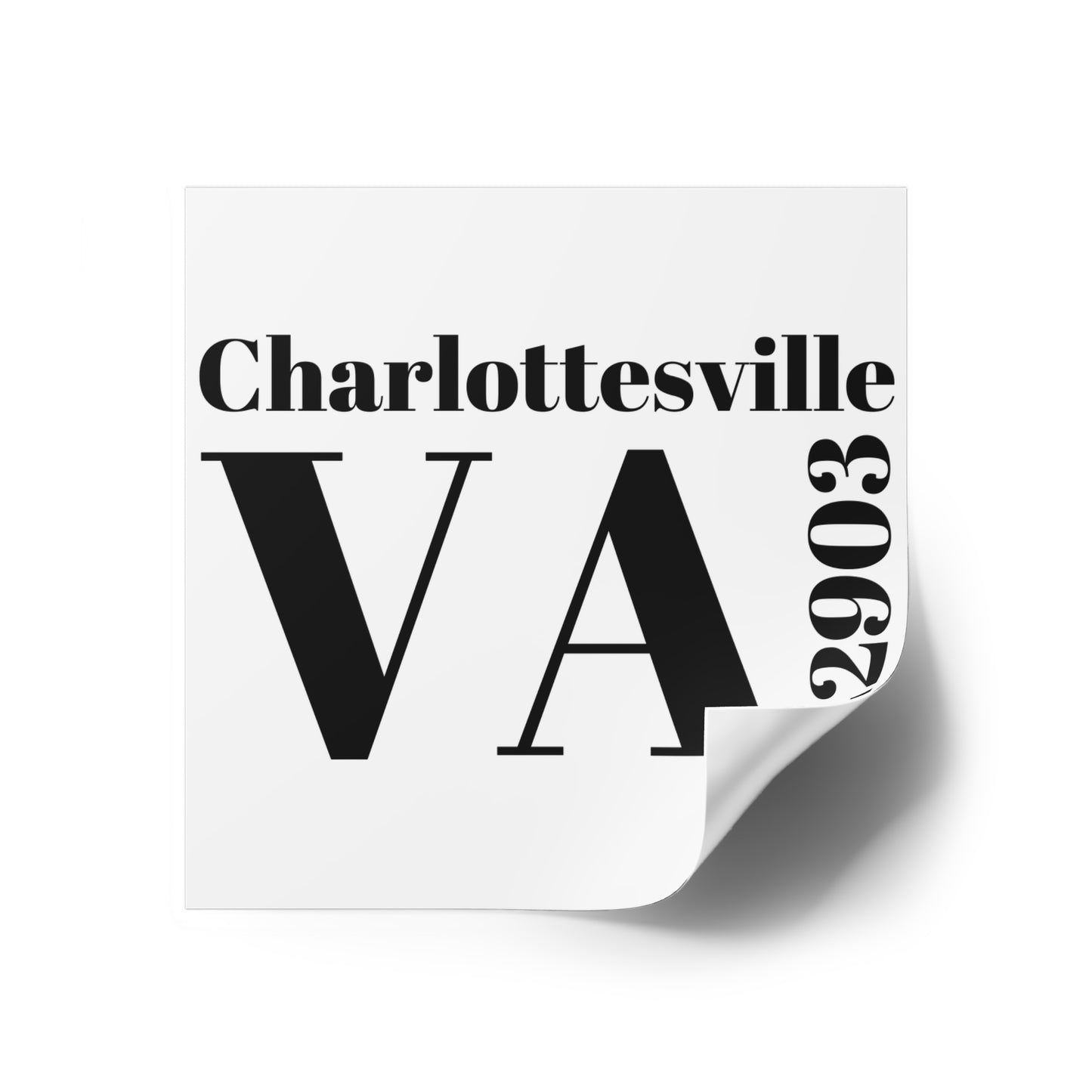 Charlottesville, VA 22903 Sticker