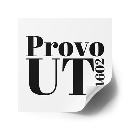 Provo, UT 84602 Sticker