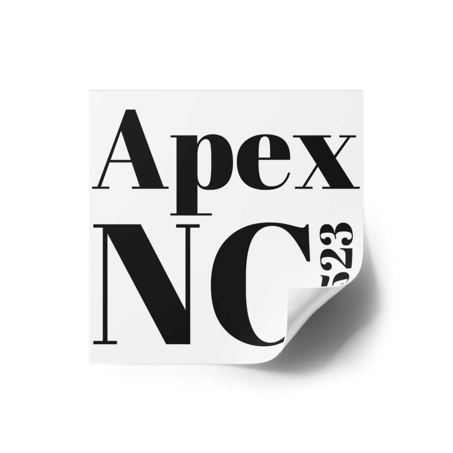 Apex, NC 27523 Sticker