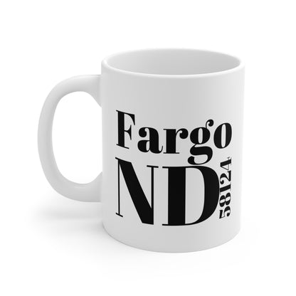 Fargo, ND 58124 Mug