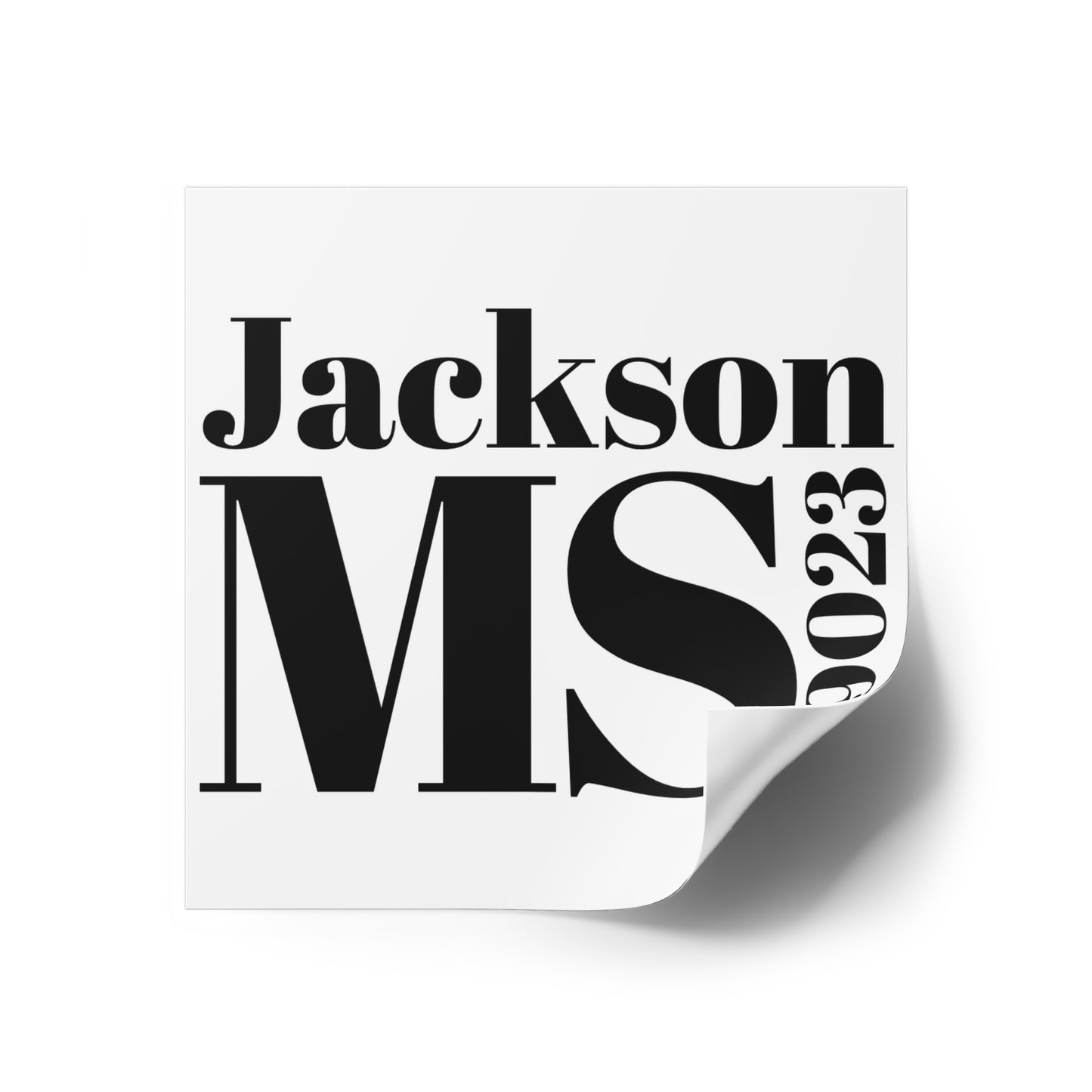 Jackson, MS 39023 Sticker