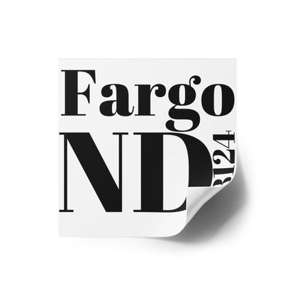 Fargo, ND 58124 Sticker