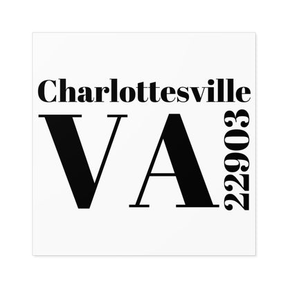 Charlottesville, VA 22903 Sticker